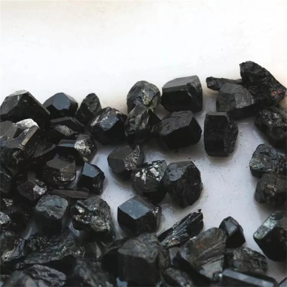 Natural Black Tourmaline Gravel Raw Gem