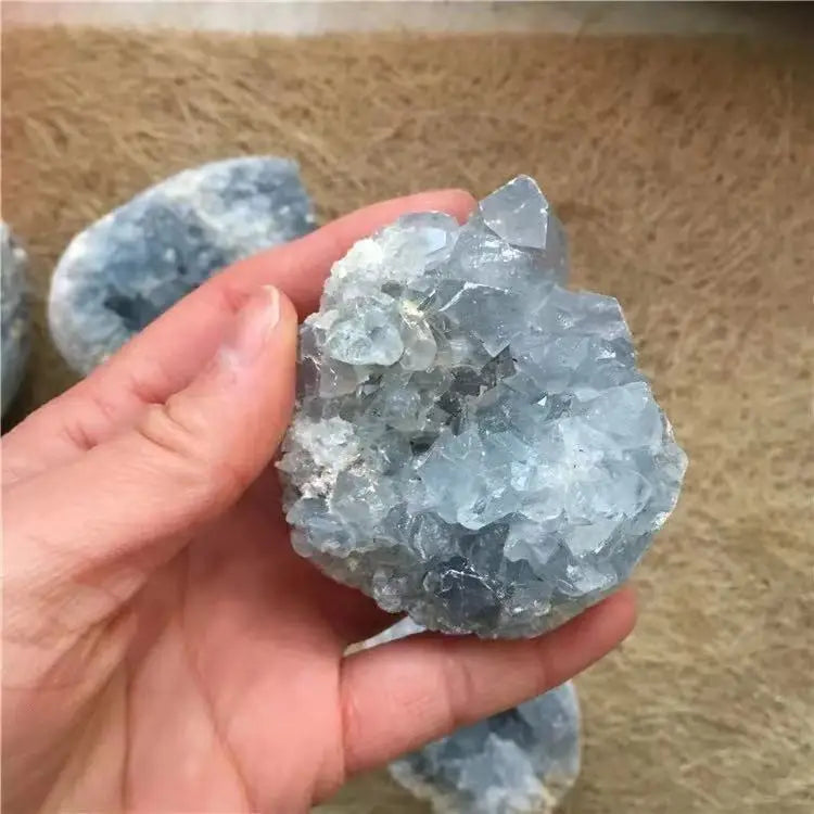 Natural Blue Celestite Crystal Stone