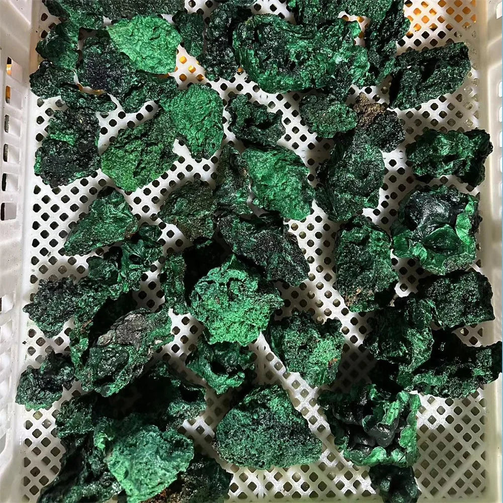 Natural Green Malachite Raw Stone Rough Crystal