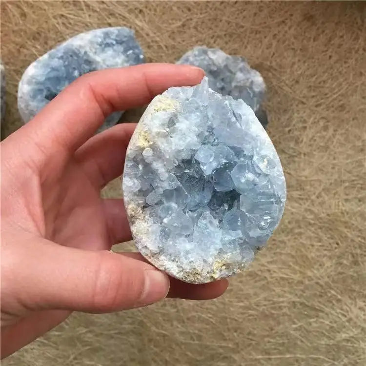 Natural Blue Celestite Crystal Stone