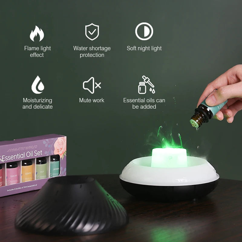 KINSCOTER Volcanic Aroma Diffuser Essential Oil Lamp