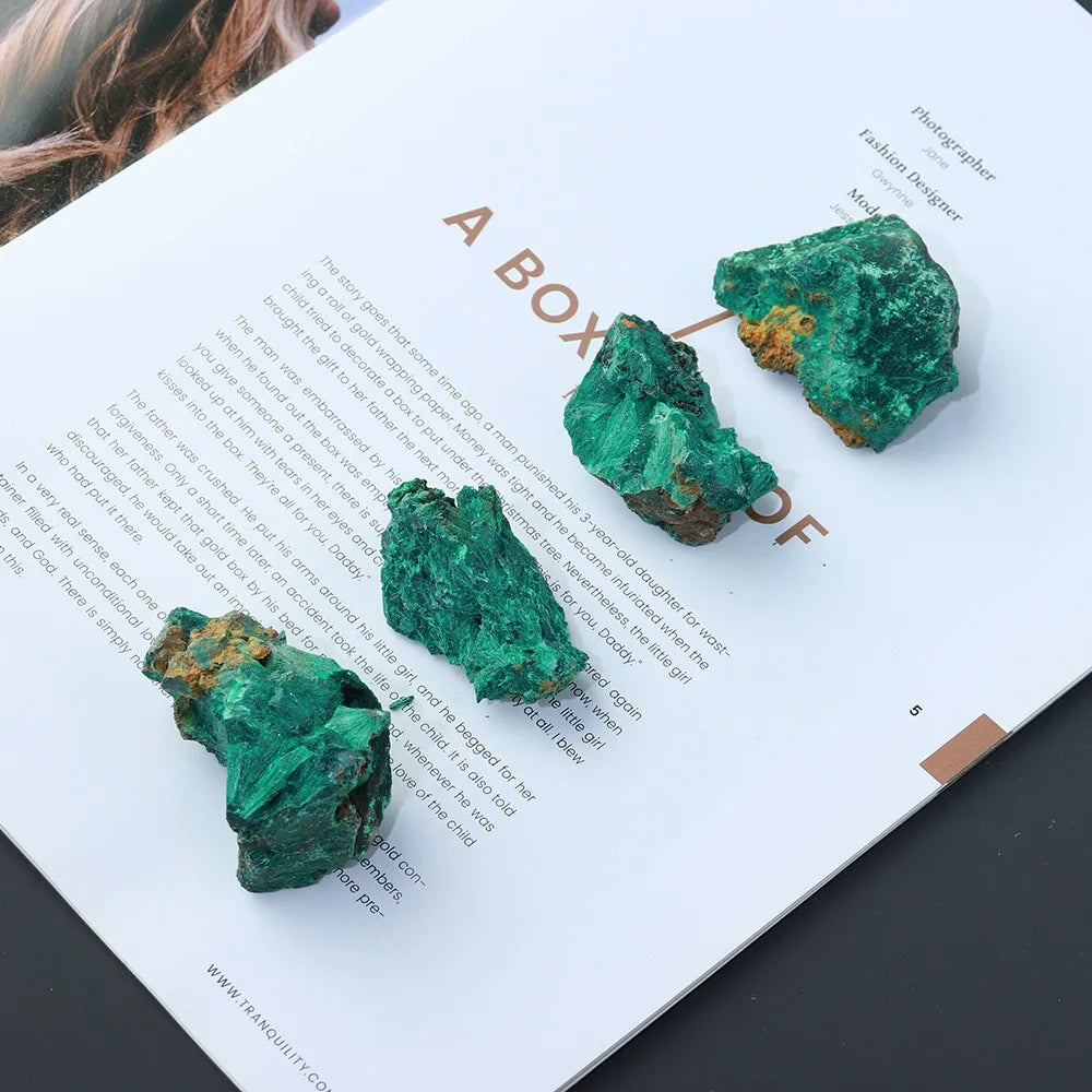 High Quality Natural Rough Malachite Raw Stone Crystal