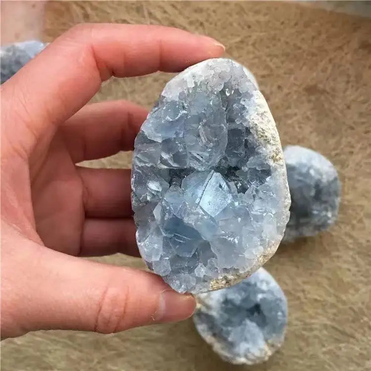 Natural Blue Celestite Crystal Stone