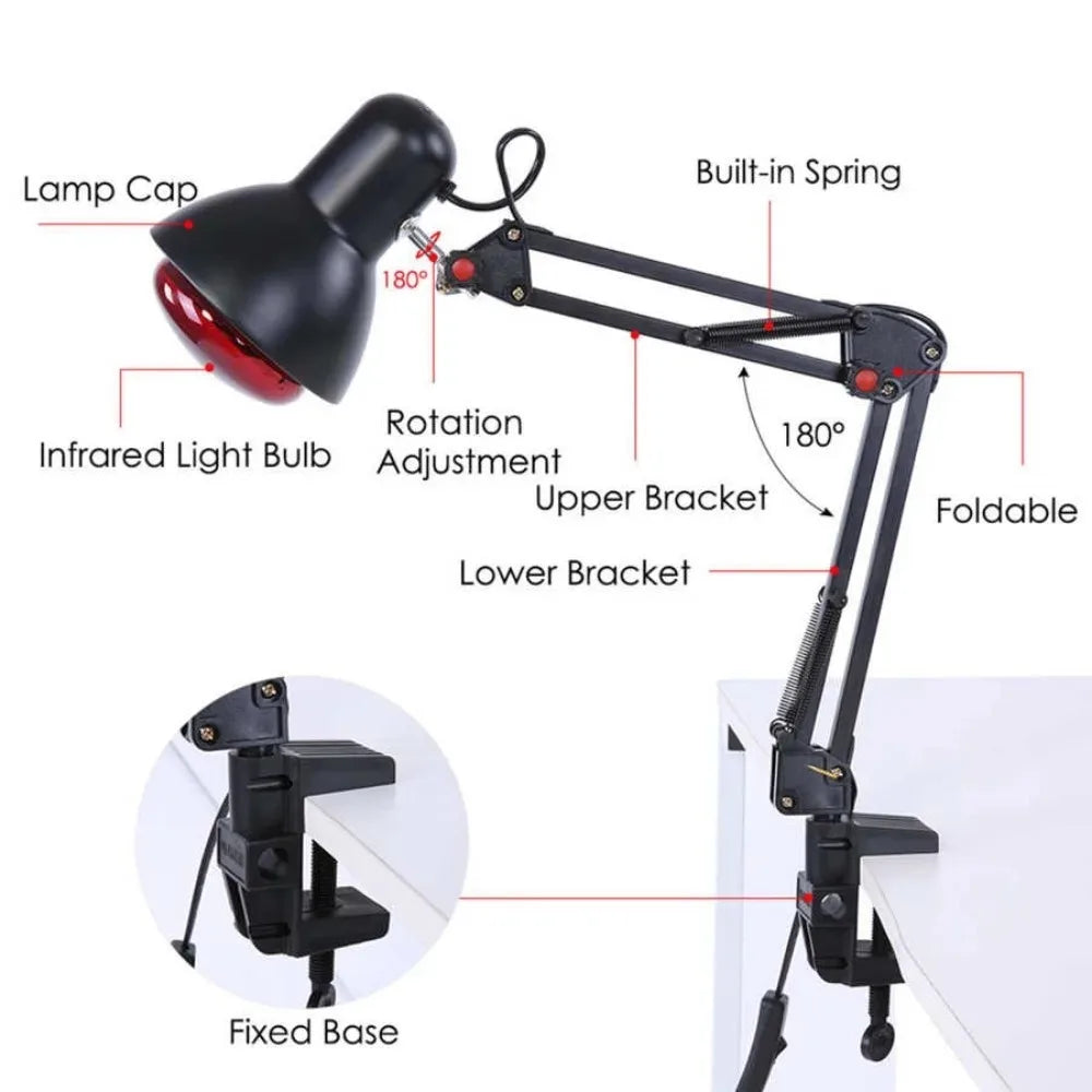 Floor Stand Infrared Heat Physiotherapy Lamp