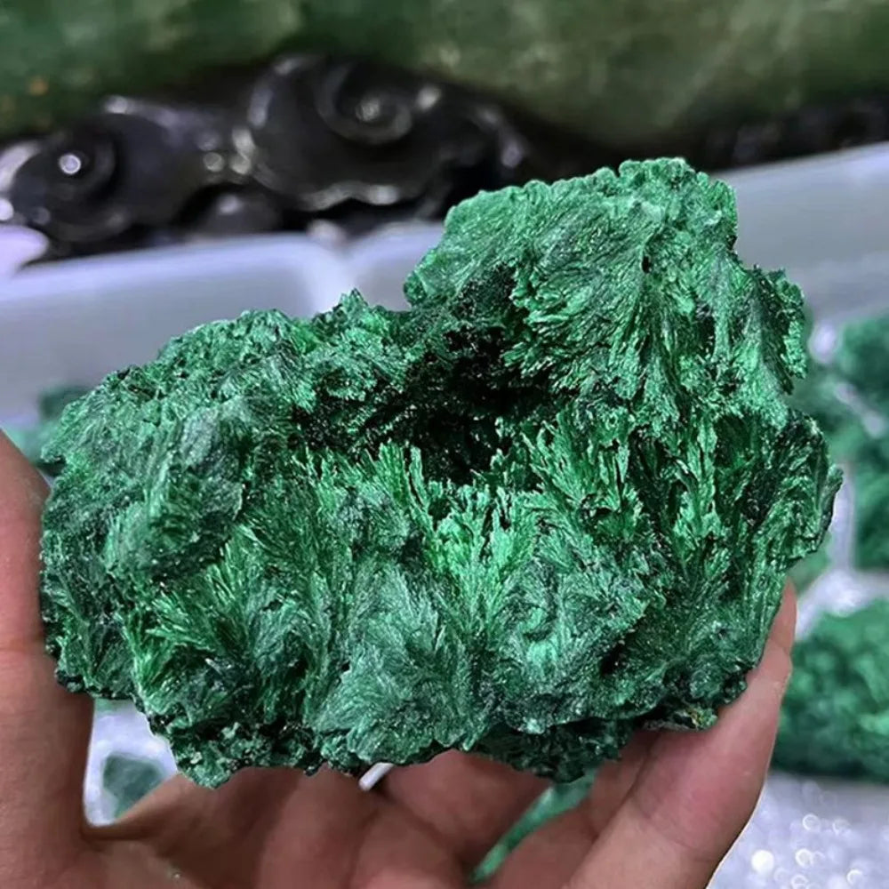 High Quality Natural Rough Malachite Raw Stone Crystal