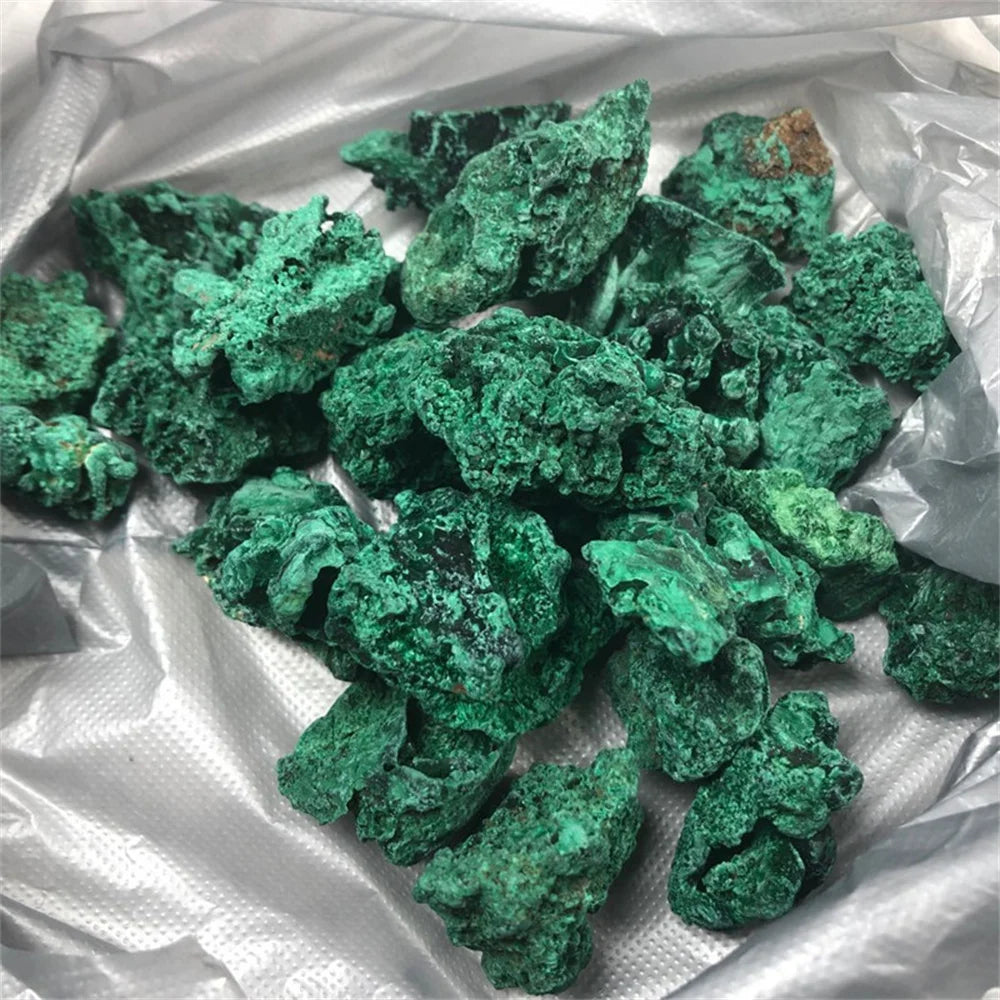 Natural Green Malachite Raw Stone Rough Crystal