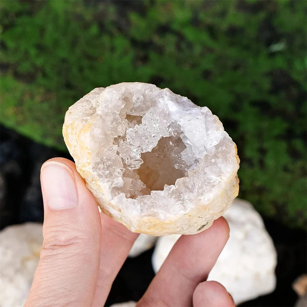 Natural Unopened Agate Geode Raw Crystals