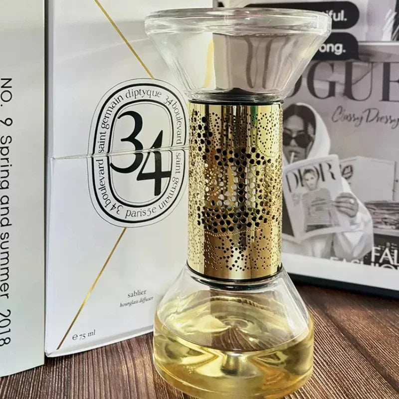 French Hourglass Fragrance Diffuser with Baies